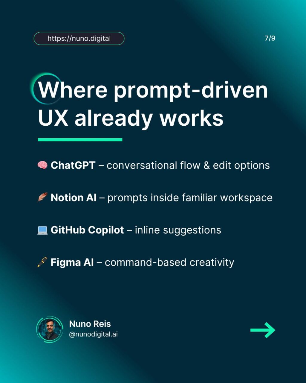 Instagram post from nunodigital.ai. This post is in position 6.