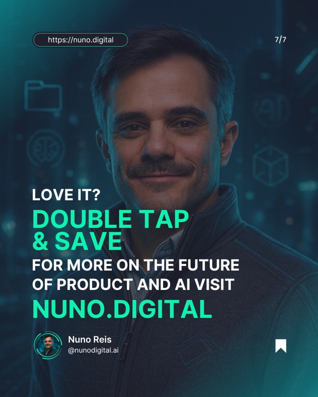 Instagram post from nunodigital.ai. This post is in position 6.