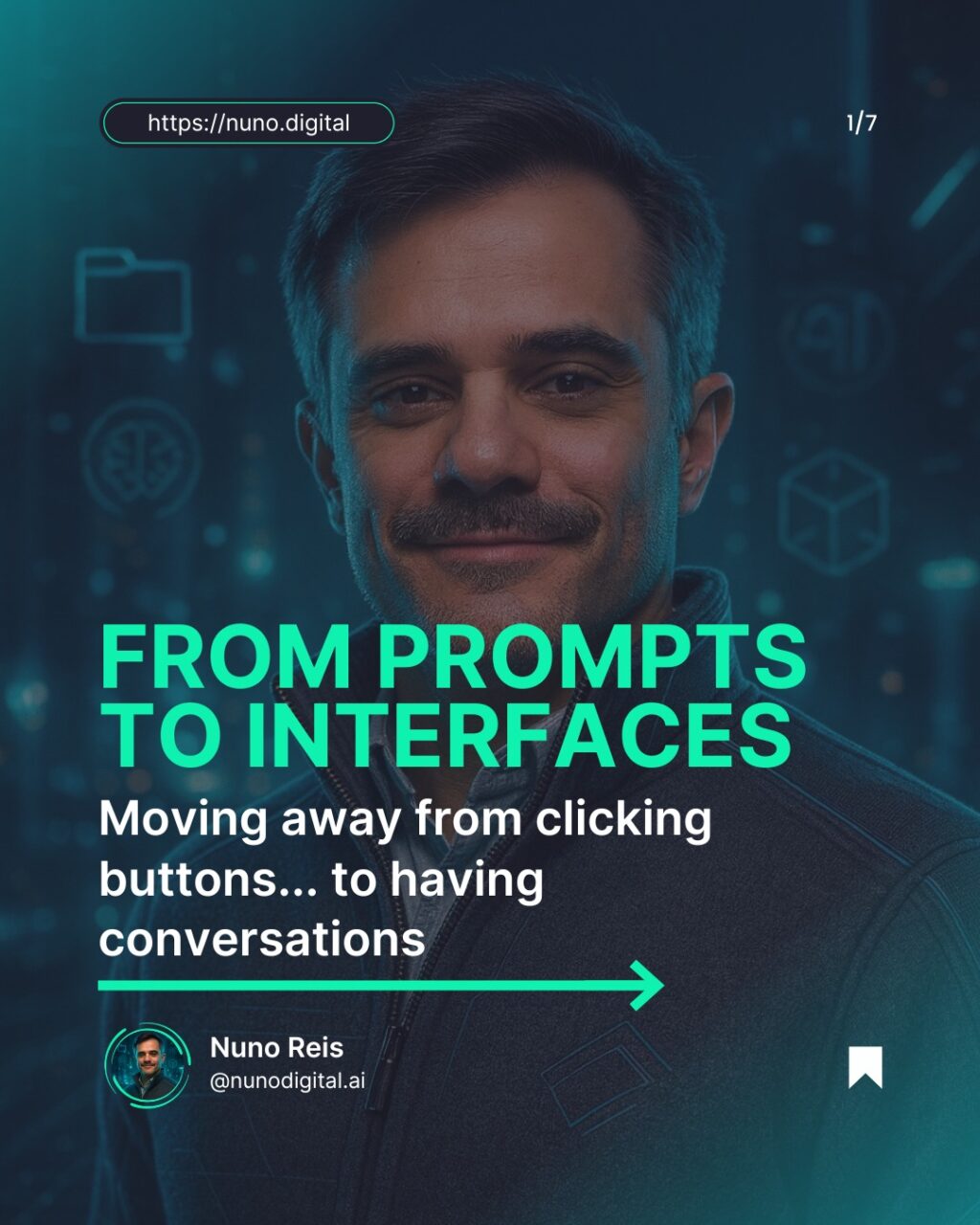 Instagram post from nunodigital.ai. This post is in position 0.