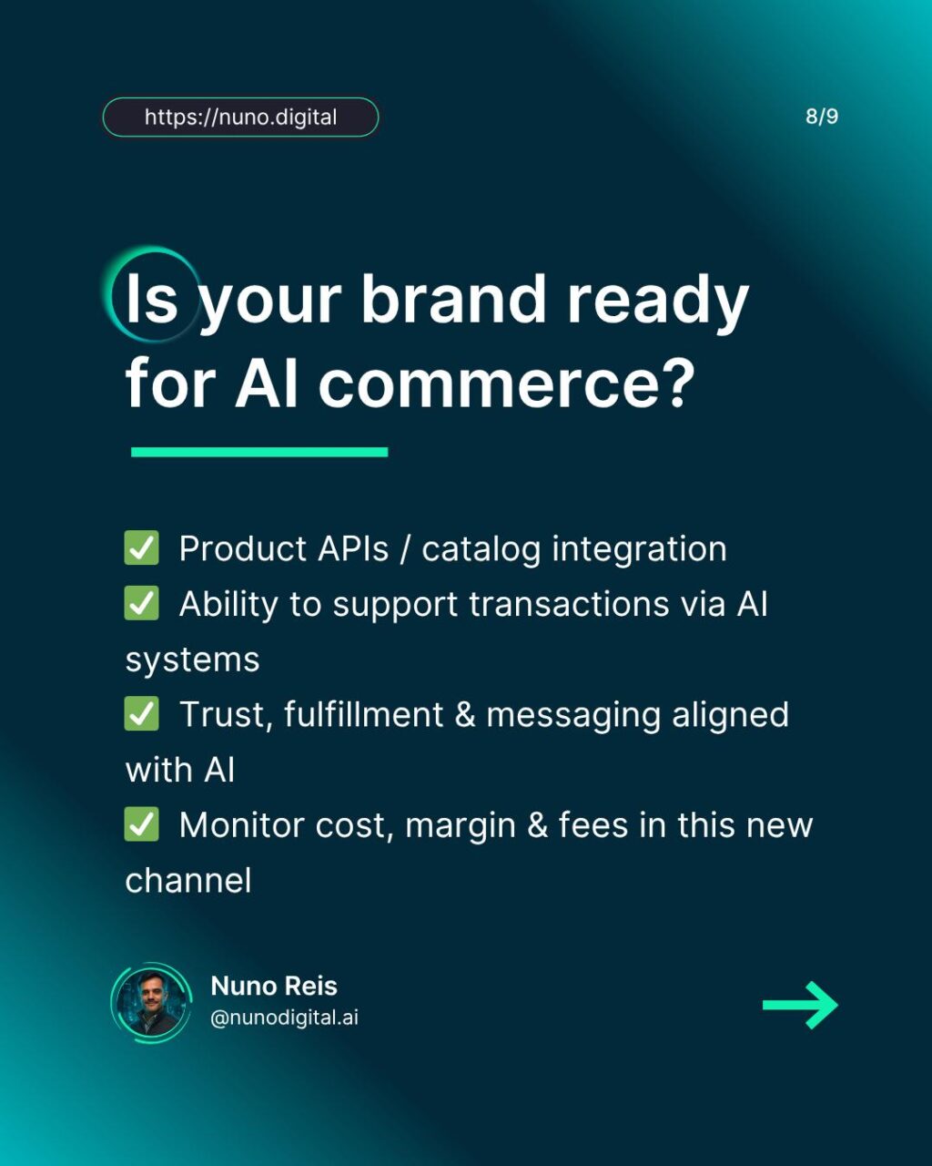 Instagram post from nunodigital.ai. This post is in position 7.